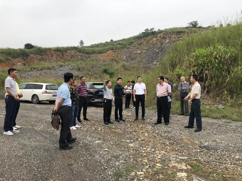 市委领导李安平同志到我区开展重大项目工作调研