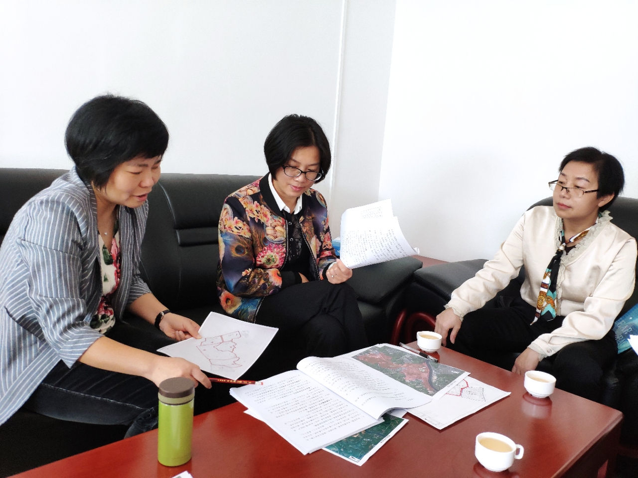 马细妹副区长现场督导推进镇(街道)行政区划调整工作